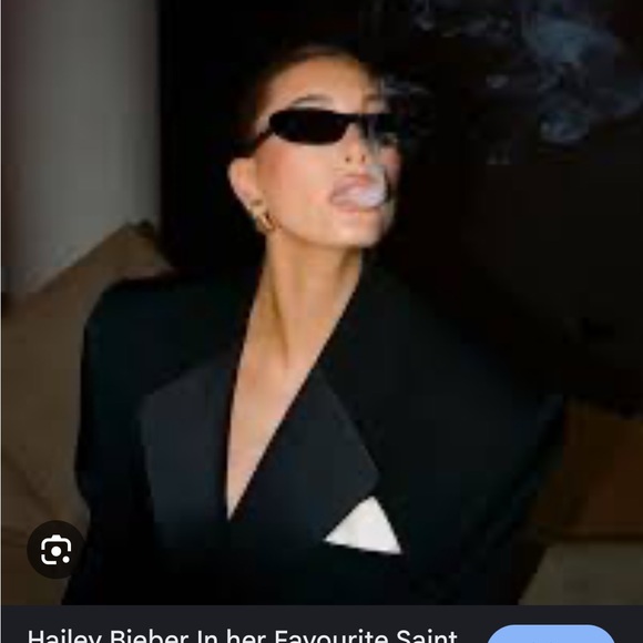 Black Rectangular Sunglasses - Picture 10 of 15